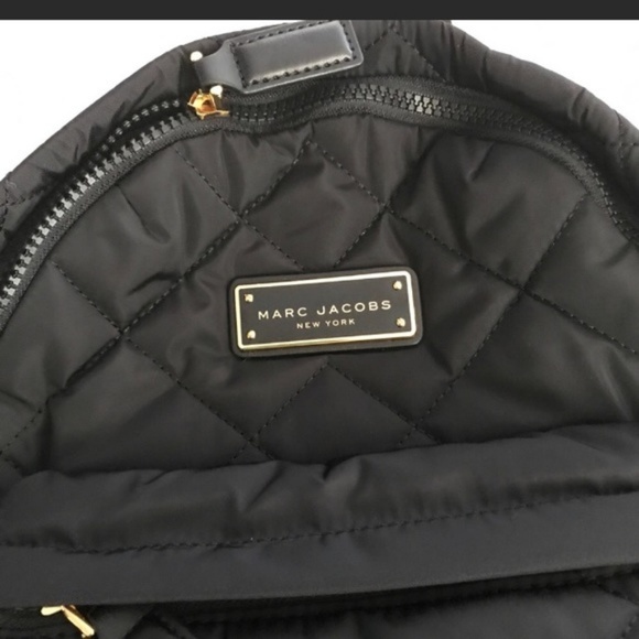 Marc Jacobs Quilted Nylon Black Backpack - Picture 4 of 5